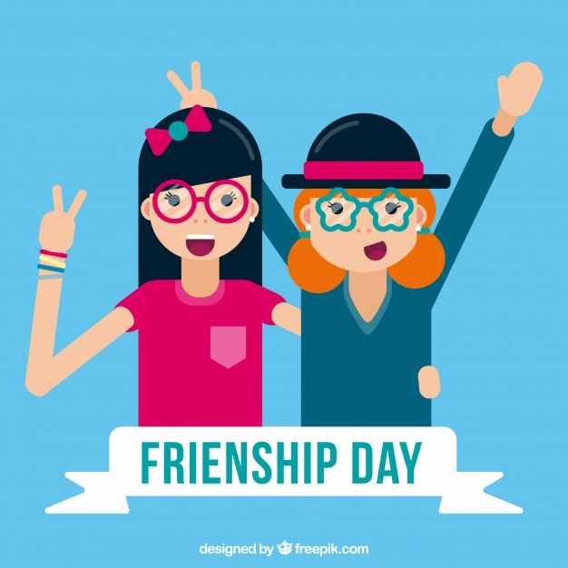 626x626 Background With Funny Friends Vector Free Download