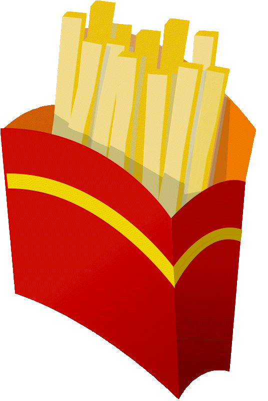 536x800 French Fries Clip Art