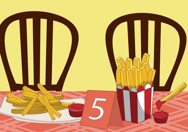 632x443 French Fries Vector Free Vector Download 317713 Cannypic