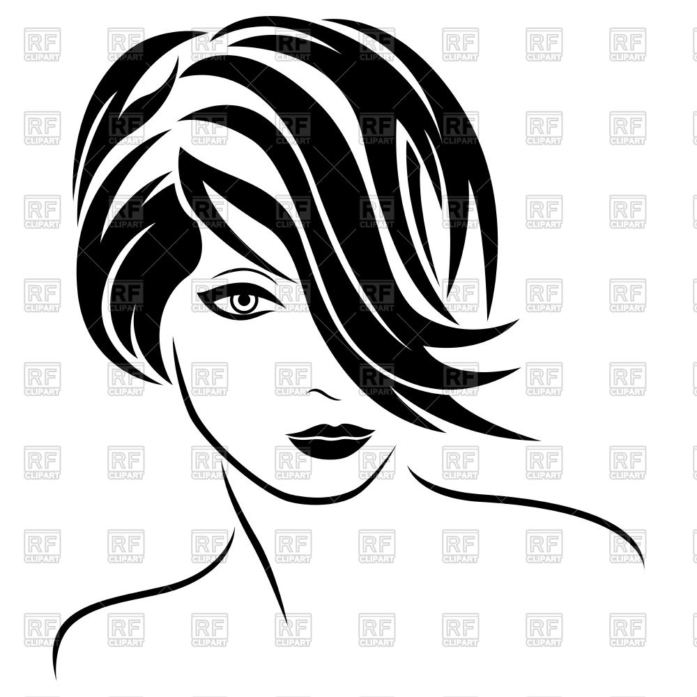 1000x1000 Young Girl Portrait With Stylish Fringe Hair, Hairdo Or Hairstyle