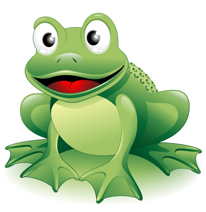 679x700 Rana Ranocchio Cartoon Frog Vector Sticker We Live To