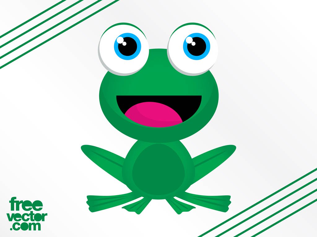 1024x765 Happy Frog Character Vector Art Amp Graphics