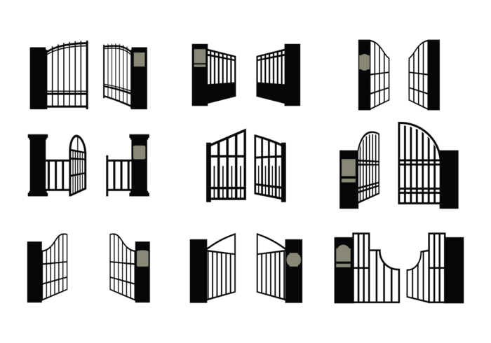 700x490 Gate Free Vector Art