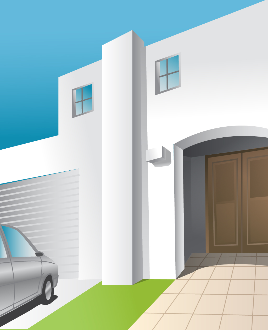 1024x1259 House Front Free Vectors Ui Download