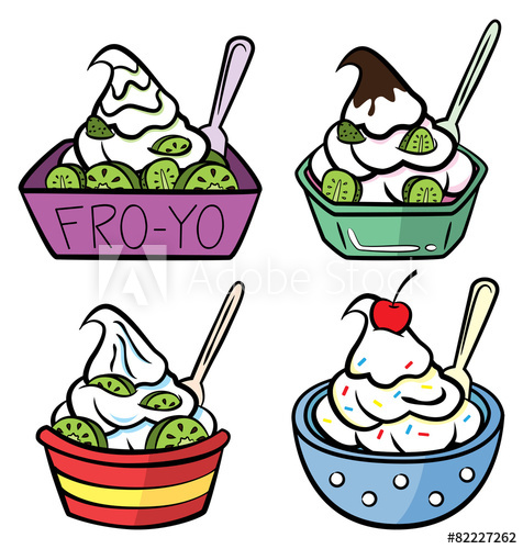 476x500 A Cup Of Frozen Yogurt