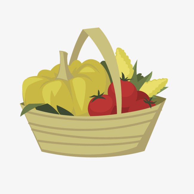 650x651 Fruit Basket Vectors
