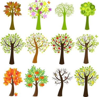 377x368 Fruit Tree Free Vector Download (7,329 Free Vector) For Commercial