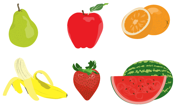 600x365 Free Fruit Vector Pack Illustrator 123freevectors