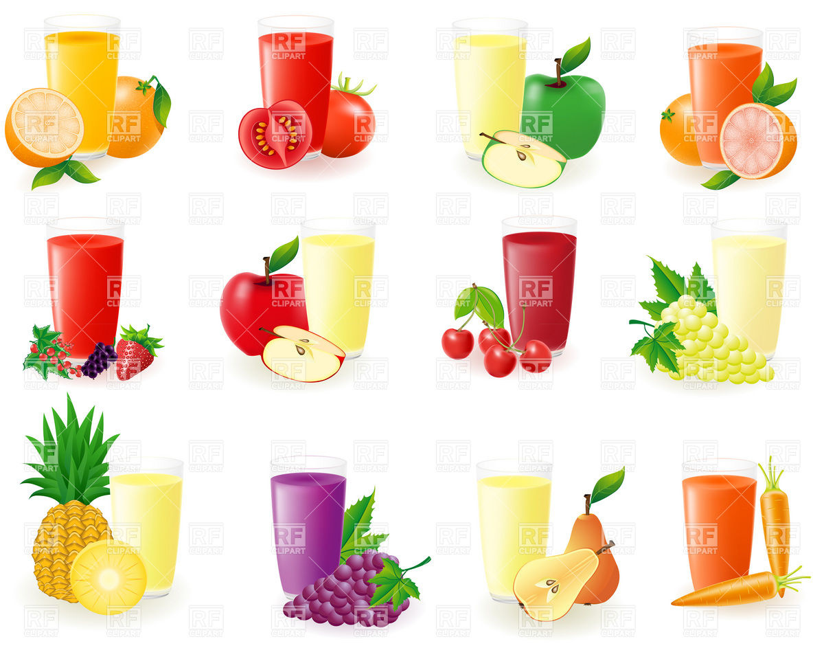 1200x943 Fruit And Veg Juice In Glass Vector Image Vector Artwork Of Food