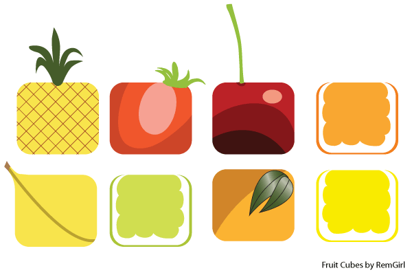 600x400 Free Free Fruit Cubes Psd Files, Vectors Amp Graphics