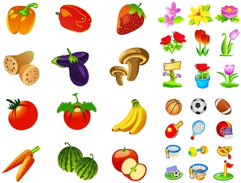 484x368 Fruits And Vegetables Vector Free Vector Download (2,972 Free