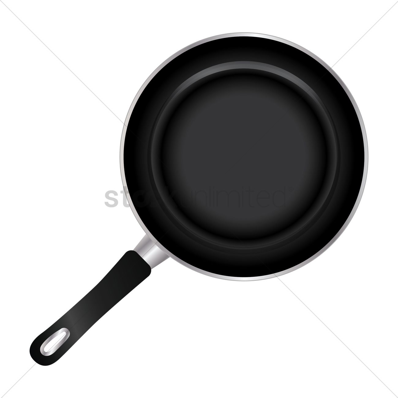 1300x1300 Frying Pan Vector Image
