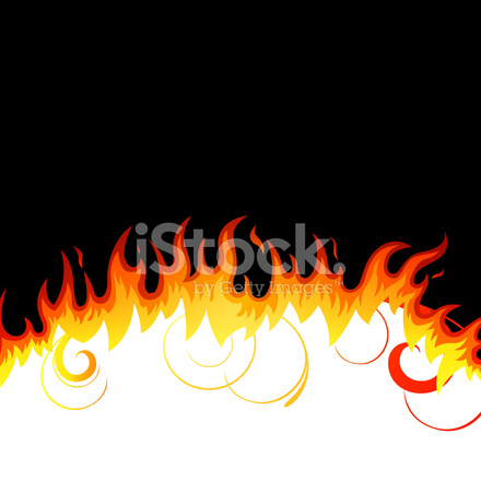 440x440 Vector Fondo De Fuego Stock Vector