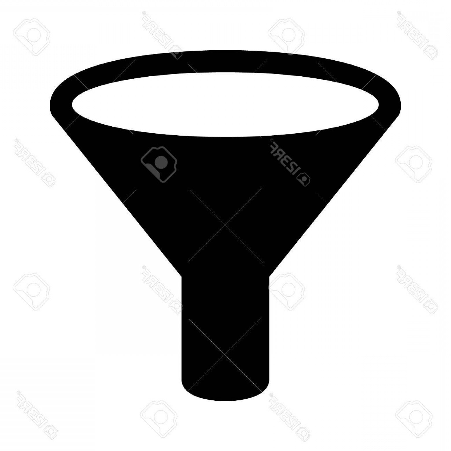 1560x1560 Photostock Vector Filter Funnel Flat Icon For Apps And Websites