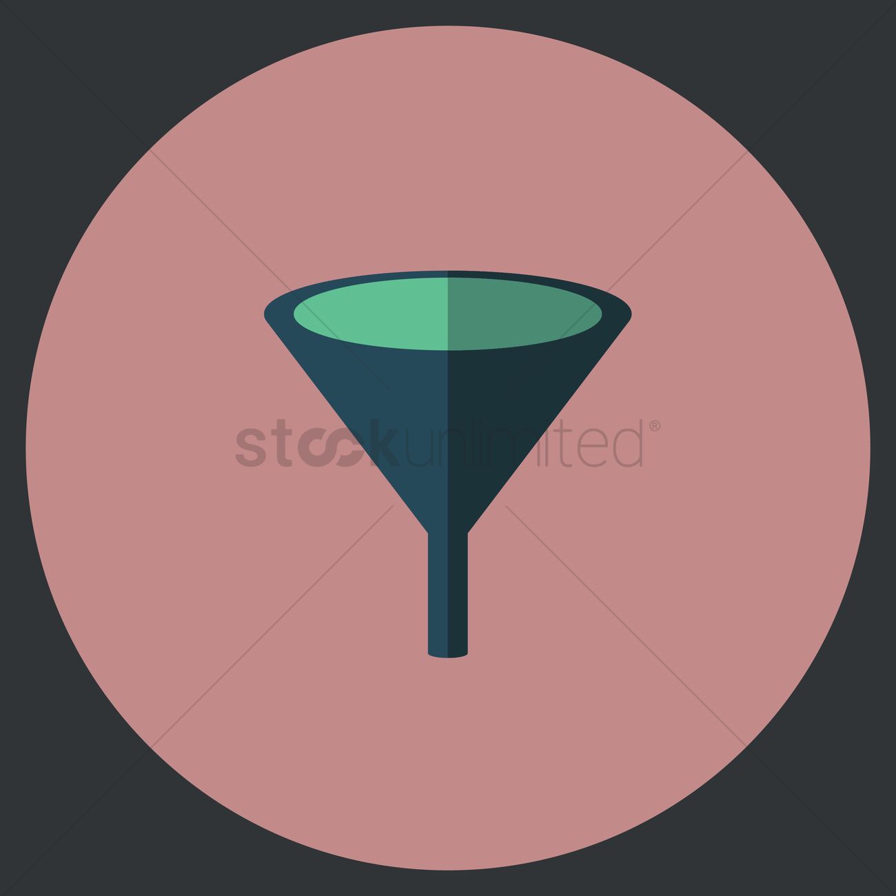 1300x1300 Funnel Vector Image