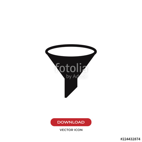 500x500 Funnel Vector Icon Stock Image And Royalty Free Vector Files On