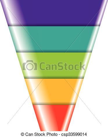 372x470 Vector Infographic Or Web Design Template . Vector Sales Funnel.