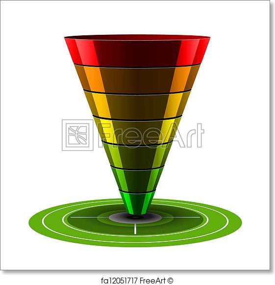 561x581 Free Art Print Of Sales Or Conversion Funnel, Vector . Black