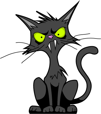 343x388 Funny Cat Clipart