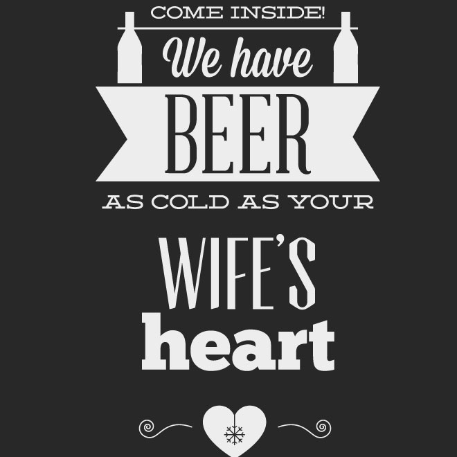 660x660 Funny Typographic Message Vector