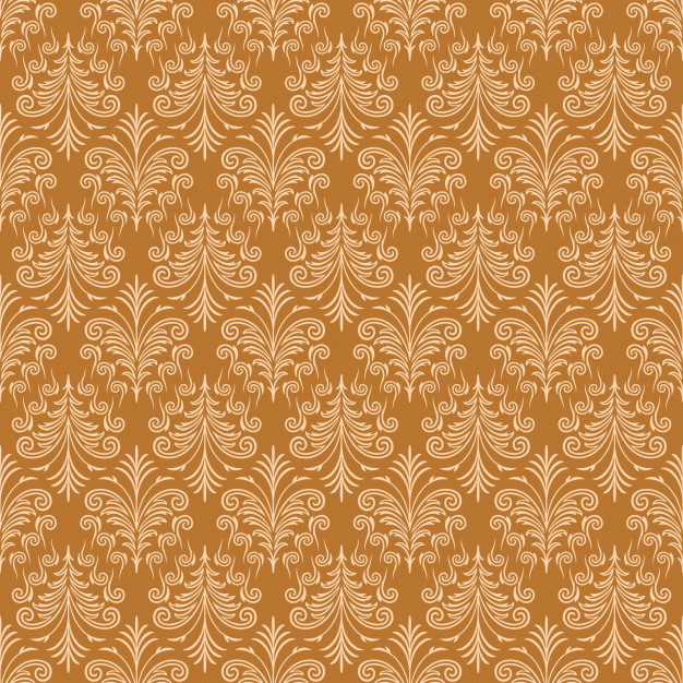 626x626 Light Brown Ornamental Swirl Background With Gold Fur Vector
