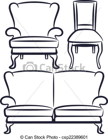 363x470 Set Of Vintage Furniture.