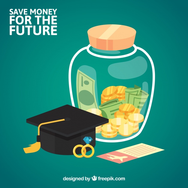 626x626 Savings Background For The Future Vector Free Download