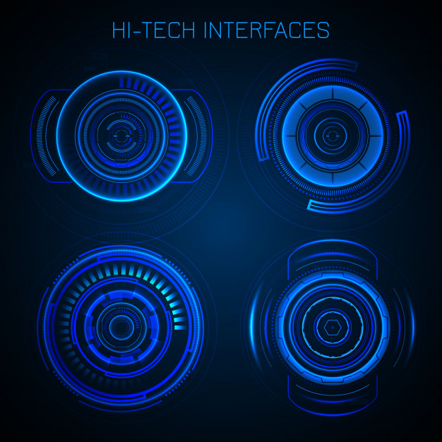 626x626 Futuristic Hud Interface Vector Free Download