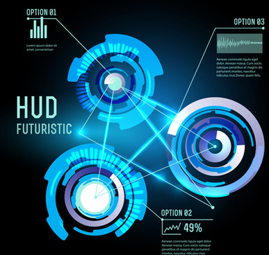 387x368 Futuristic Interface Free Vector Download (2,014 Free Vector) For