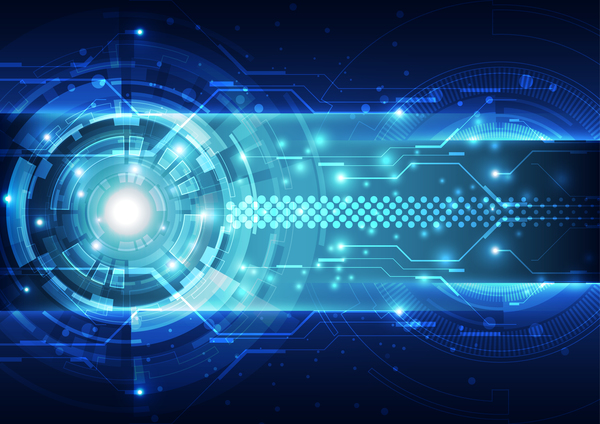 600x424 Futuristic Tech Background Template Vector 05