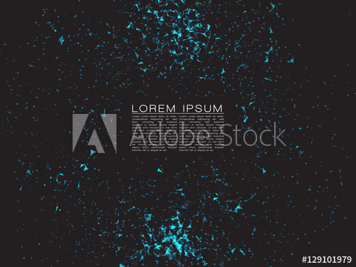500x375 Abstract Mesh Background With Circles, Lines And Shapes Eps10