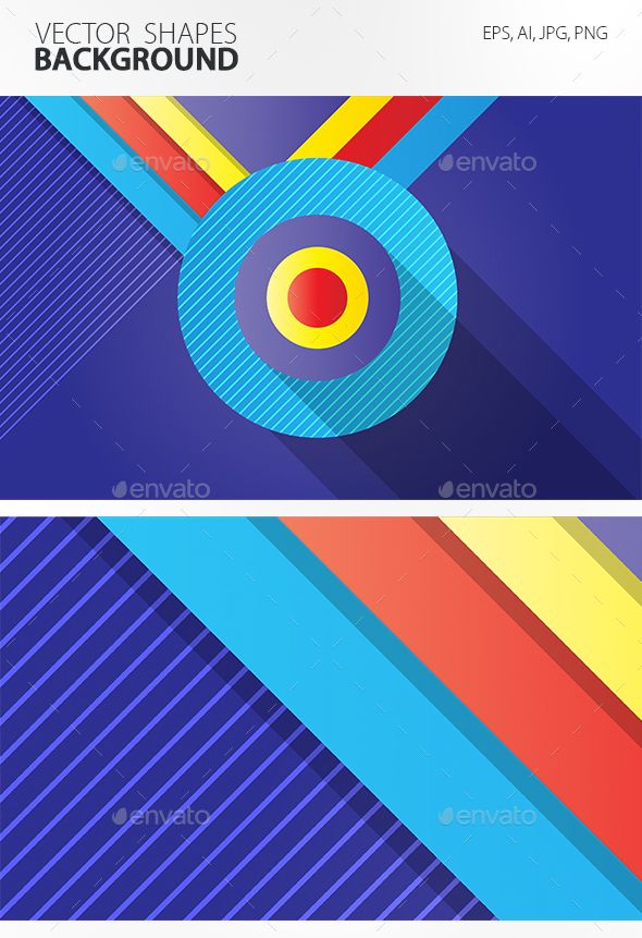 590x861 Vector Shapes Background