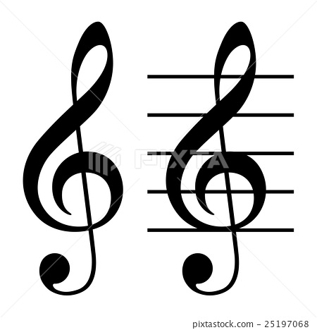 450x468 Vector, Vectors, G Clef
