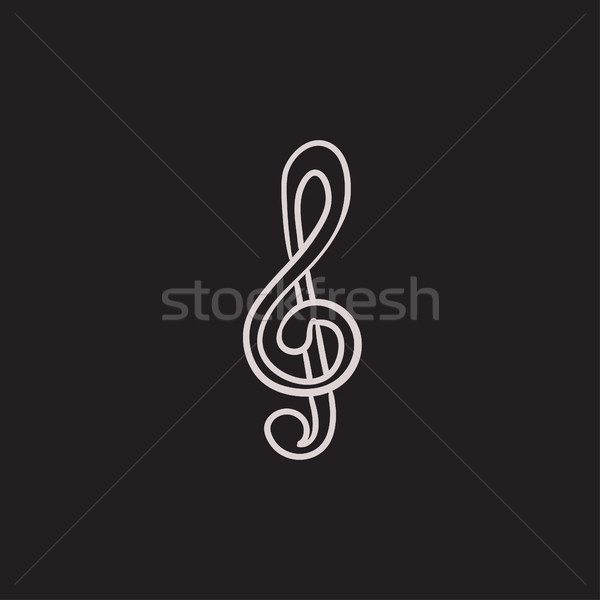 G Clef Vector at GetDrawings | Free download