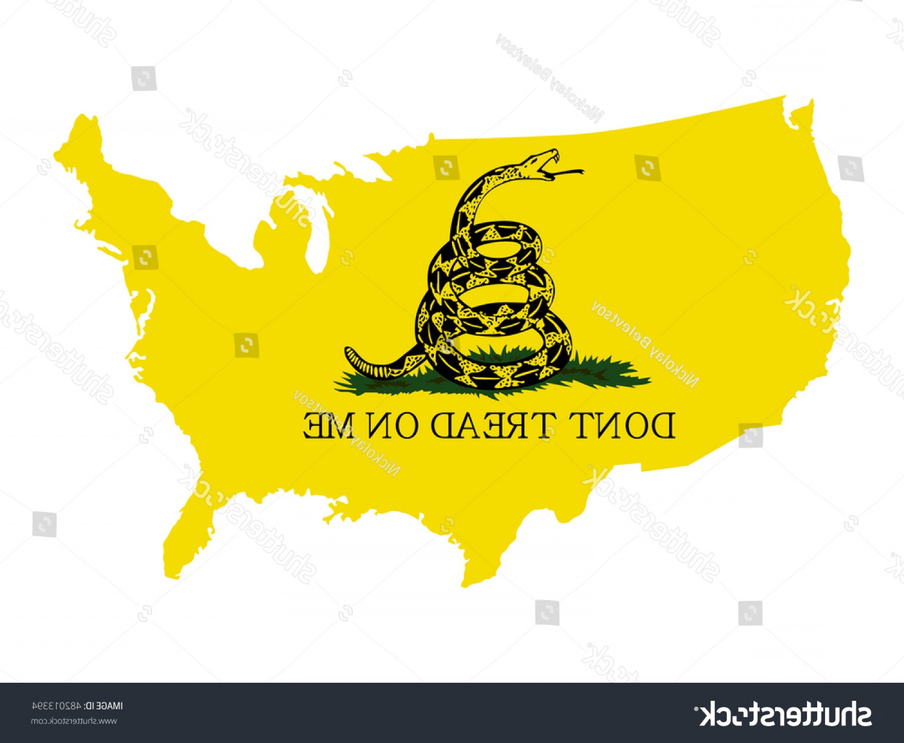 1800x1479 Vector Map Usa Rattlesnake Gadsden Flag Geekchicpro
