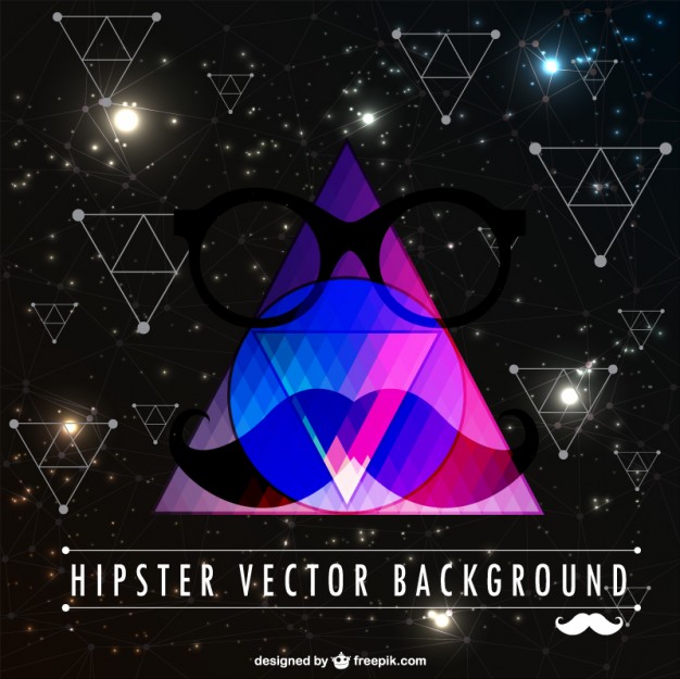 626x625 Hipster Galaxy Vector Background Vector Free Vector Download In