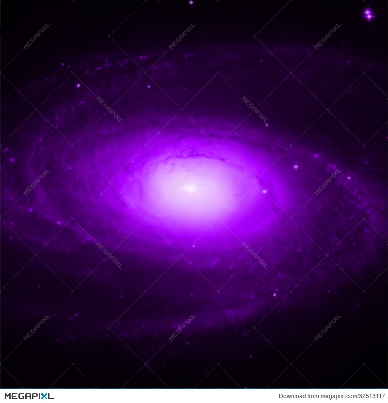 800x830 Illustration Of Spiral Galaxy. Vector Illustration 32513117