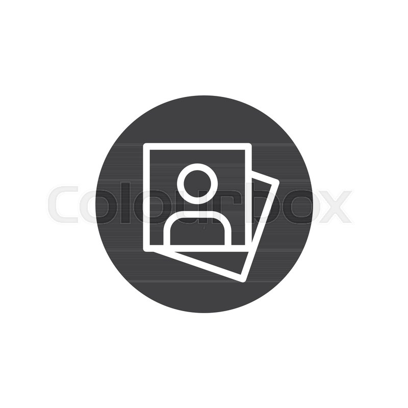 800x800 Pictures Gallery Icon Vector, Filled Flat Sign, Solid Pictogram