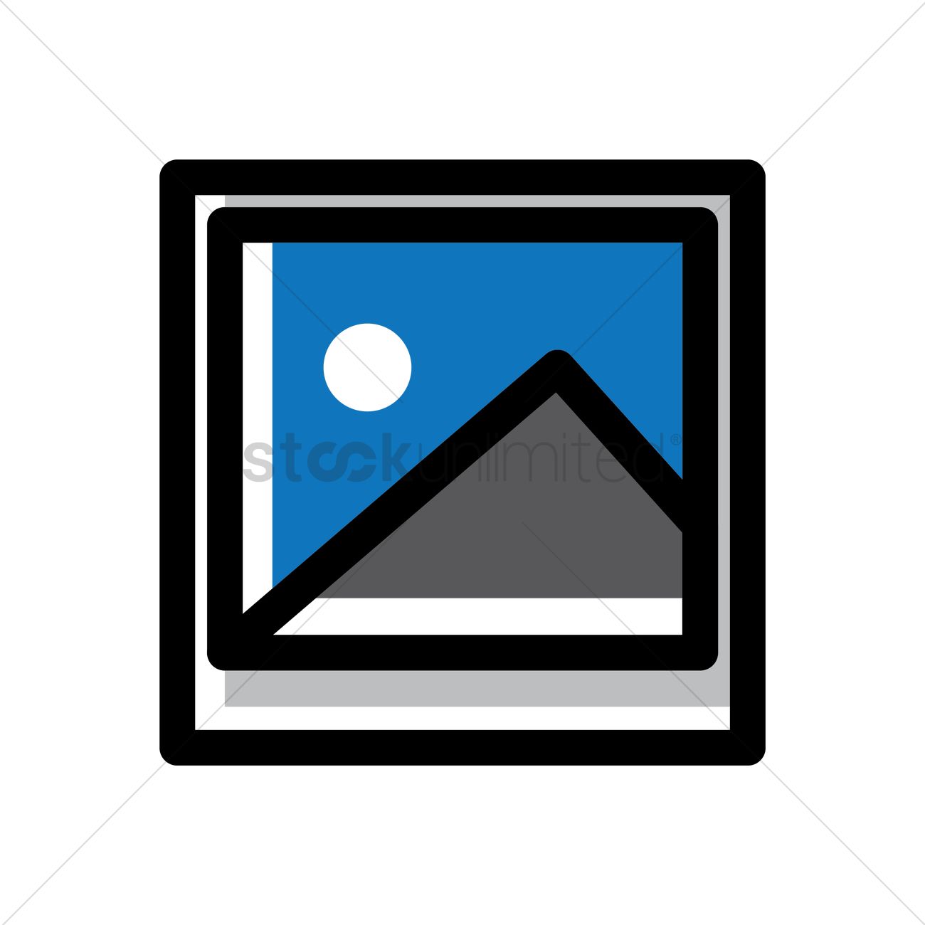 1300x1300 Free Gallery Icon Vector Image