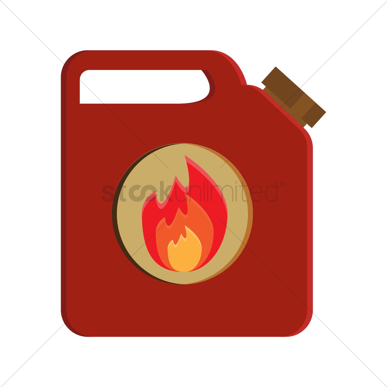 1300x1300 Gas Gallon Container Vector Image