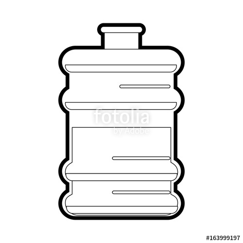 500x500 Water Gallon Vector Illustration Stock Image And Royalty Free