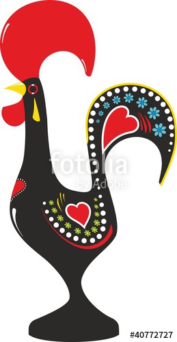 259x500 Barcelos Rooster (Galo De Barcelos) Stock Image And Royalty Free
