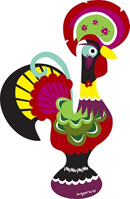 261x400 Rooster Clipart Portuguese Rooster