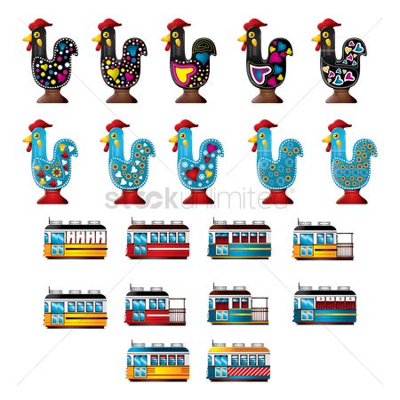 450x450 Free Galo De Barcelos Stock Vectors Stockunlimited