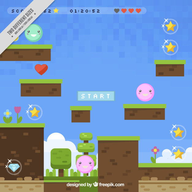 626x626 Colorful Video Game Background Vector Free Download