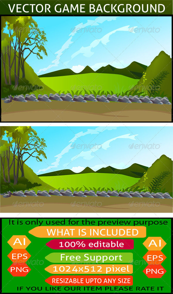 590x1000 Vector Game Background By Zakaria1854 Graphicriver
