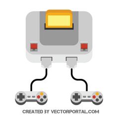 236x236 Game Console Joystick Vector Image Technology Vector