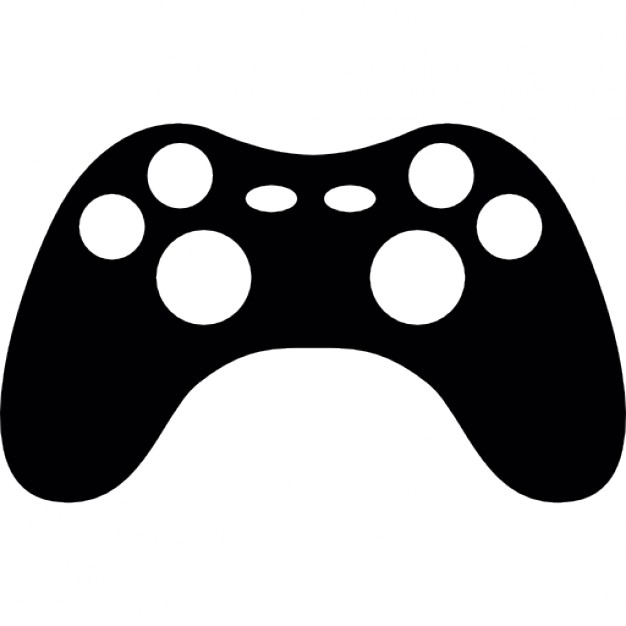 626x626 Gaming Console Silhouette Icons Free Download