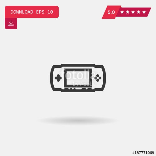 500x500 Game Console Vector Icon Stock Image And Royalty Free Vector