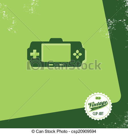 450x470 Editable Game Console Vector Graphic Art Design Illustration.